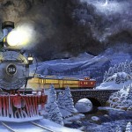 winter-night-moving-train-light-snow-trees-stone-bridge-cozy-house-1920x1200